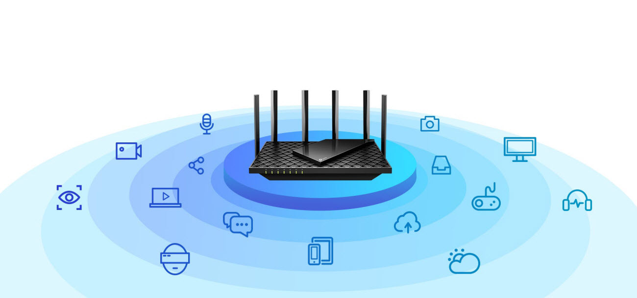 TP-Link Archer AX73 AX5400 WiFi 6 Dual Band Gigabit Wireless TP-Link Archer AX73 AX5400 WiFi 6 Dual Band Gigabit Wireless